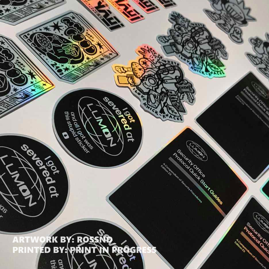 Holographic Vinyl Stickers