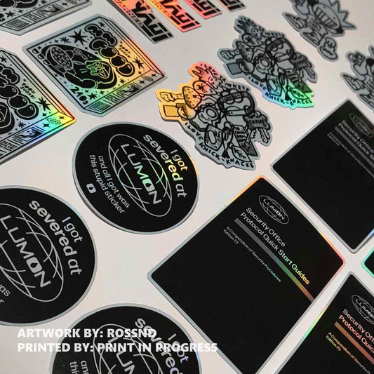 Holographic Vinyl Stickers