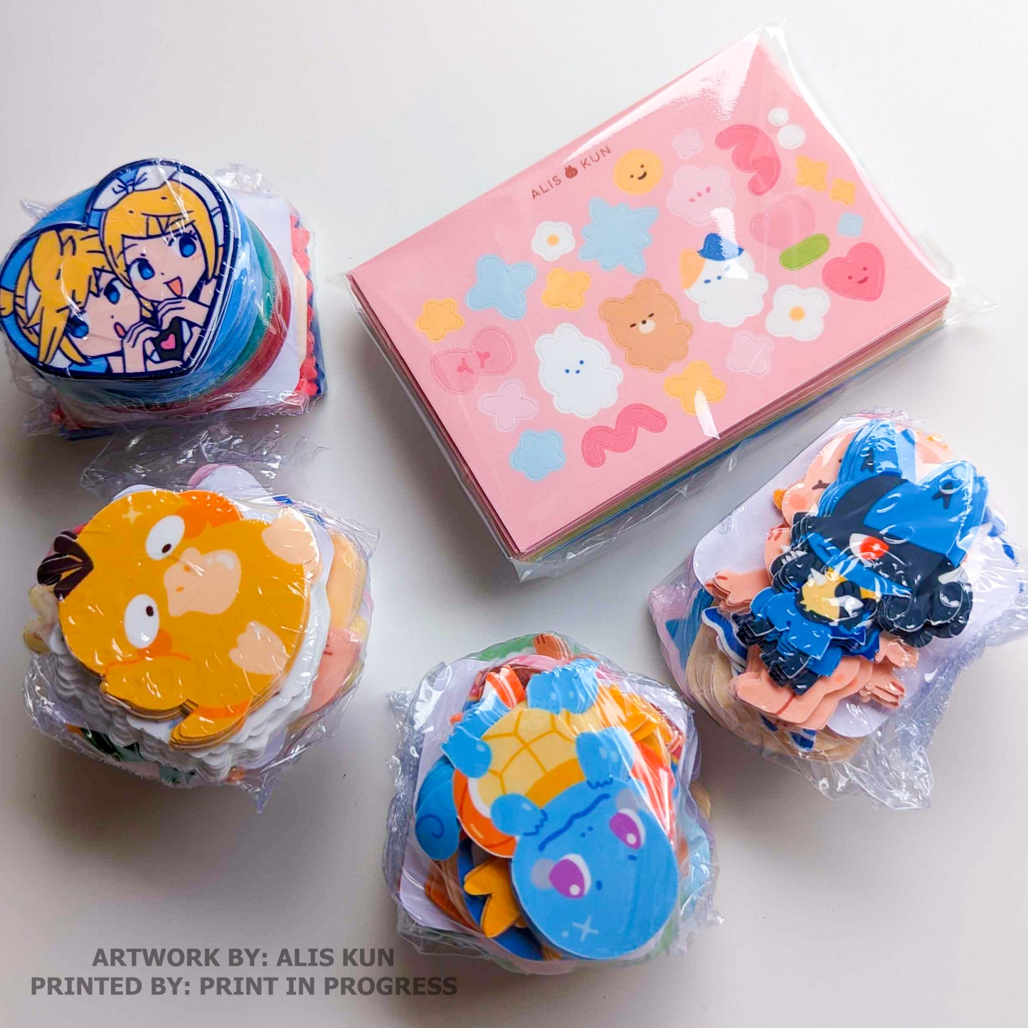 Colored edge stickers