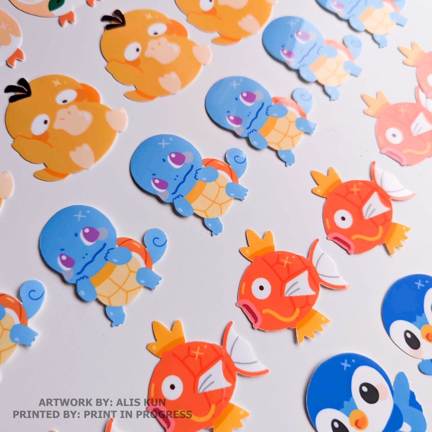 Colored edge stickers