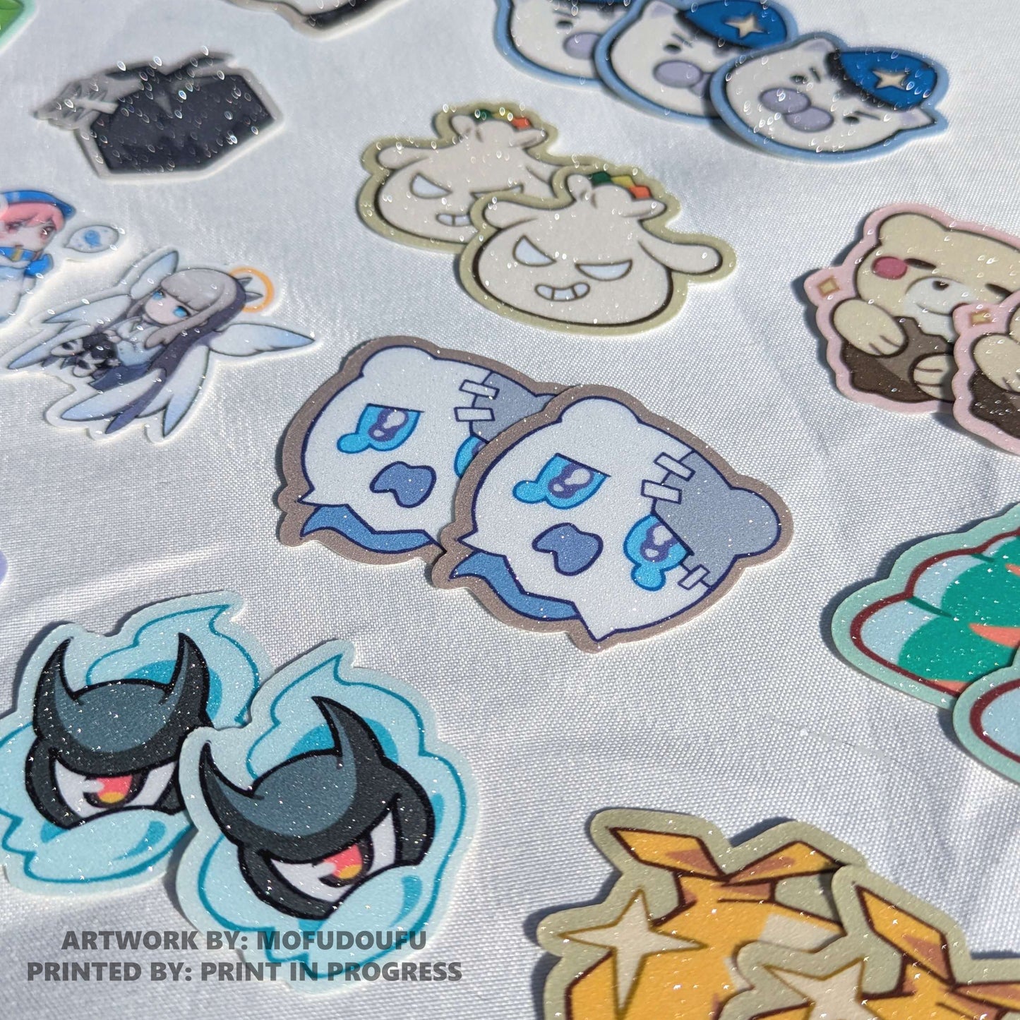 Colored edge stickers