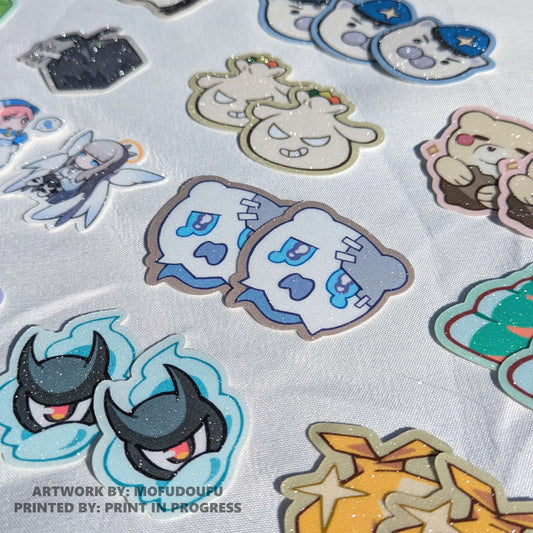 Colored edge stickers